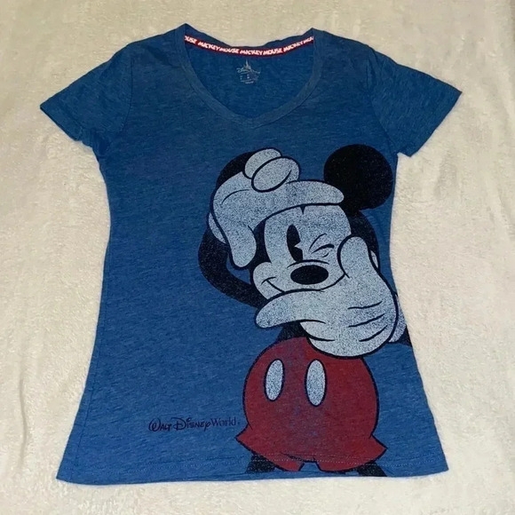 Disney Parks Exclusive Selfie Mickey Mouse T-Shirt - Picture 1 of 3